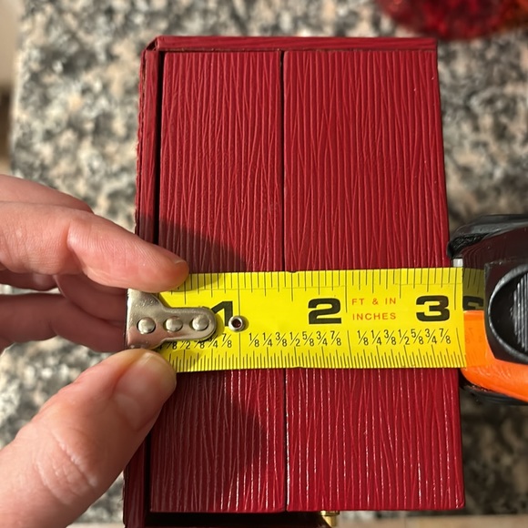 Red jewelry box - Picture 8 of 8